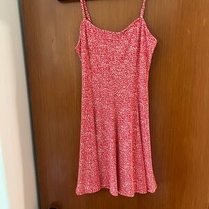 Abound Red and White Mini Dress